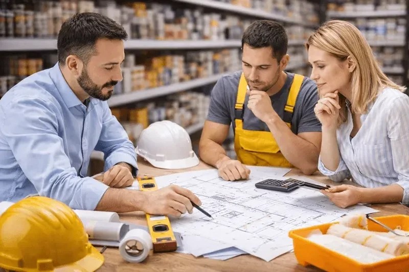 Atendimento para materiais de construção, obra e reforma